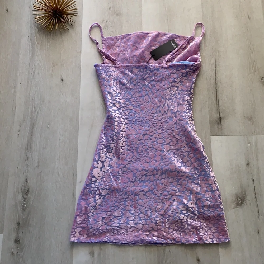 Nasty Gal collection 4 Mini Slip Dress neon mini slip dress party dress NWT - Picture 12 of 13